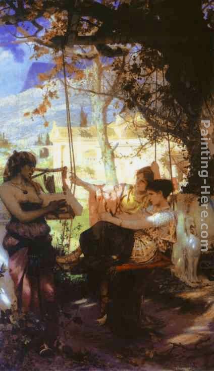 Henryk Hector Siemiradzki Song of a Slave-Girl